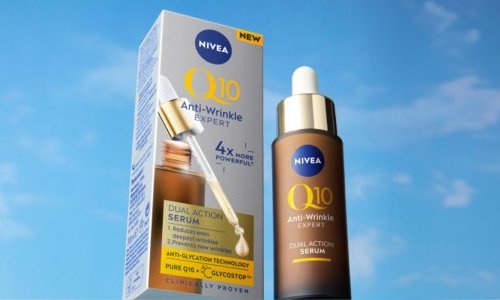 Avec Q10 Dual Action Serum, Nivea lance l'anti-glycation en grande distribution