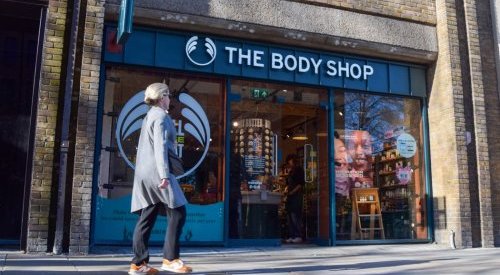 What is the outlook for The Body Shop after its sudden collapse?