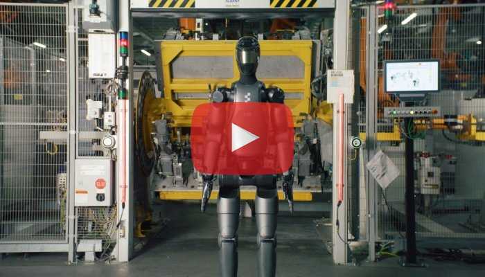 Automation: A first full-scale test for a humanoid robot on a production line